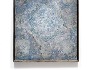 Stephanie Sandercock ‘Laced with Salt’ - Remember not the tears but the kindness that caught them - woven into every fold. Lost but never forgotten. Mixed media with 24ct Gold, 90 x 90cm, £6,500 Stephanie Sandercock ‘Laced with Salt’ - Remember not the tears but the kindness that caught them - woven into every fold. Lost but never forgotten. Mixed media with 24ct Gold, 90 x 90cm, £6,500