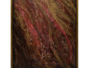 Stephanie Sandercock ‘Buried Embers’ - A sacred warmth still glowing within, unseen, still burning. Not to hide but to honour. To stoke, to cherish. Mixed media with 24ct Gold, 106 x 85.5cm, £6,200 Stephanie Sandercock ‘Buried Embers’ - A sacred warmth still glowing within, unseen, still burning. Not to hide but to honour. To stoke, to cherish. Mixed media with 24ct Gold, 106 x 85.5cm, £6,200