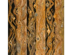 Stephanie Sandercock ‘Ethereal Threads’ - All of our stories drift into the hush where silence shimmers, carrying love through space and time. Mixed media with 24ct Gold, 120 x 90cm, £7,500 Stephanie Sandercock ‘Ethereal Threads’ - All of our stories drift into the hush where silence shimmers, carrying love through space and time. Mixed media with 24ct Gold, 120 x 90cm, £7,500