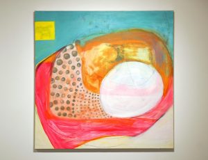 Suzanne Bethell ‘Rolled Round in Earth's Diurnal Course’, Acrylic on canvas, 100 x 100cm, £1,850