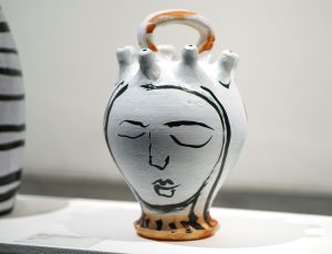 Lydia Corbett (née Sylvette David) ‘Resting from my Dreams’, Earthenware, 29 x 14cm, £690 Lydia Corbett (née Sylvette David) ‘Resting from my Dreams’, Earthenware, 29 x 14cm, £690