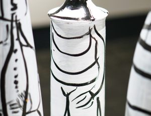 Lydia Corbett (née Sylvette David) ‘A Man and a Woman’, Earthenware, 43 x 11cm, £1,200 Lydia Corbett (née Sylvette David) ‘A Man and a Woman’, Earthenware, 43 x 11cm, £1,200