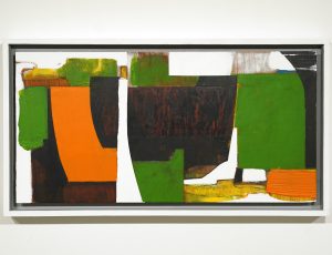 Bruce Timson ‘Boat Hulks (2021)’, Acrylic on Plywood, 35.5 x 65.50cm, £600