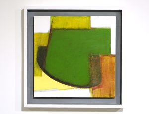 Bruce Timson ‘Covered Reservoir (Case Study Landscape II)’, (2022), Acrylic, Ink and Conte on Plywood, 30 x 30.5cm, £400