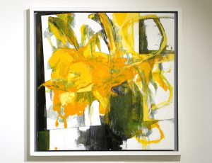 Bruce Timson ‘Autumn Still Life I’, (2025), Acrylic, Charcoal, Conte and Indian Ink on Plywood, 61 x 61cm, SOLD