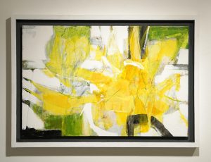 Bruce Timson ‘Gyllyndune Cactus II (‘Yellow’)’, (2025), Acrylic, Pencil and Indian Ink on Plywood, 40 x 60cm, £700