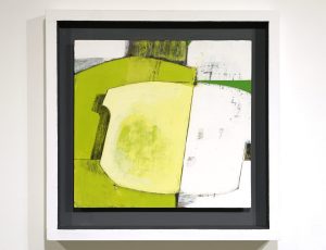 Bruce Timson ‘The Walk across the Links’, (2024), Acrylic and mixed media on Plywood, 30 x 30.5cm, £400