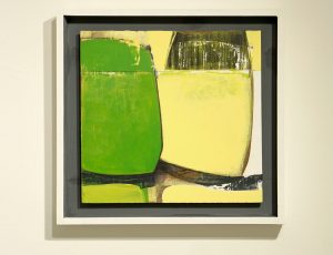 Fields Near Lelant II, acrylic and mixed media on MDF, 30 x 30.5cm, £400