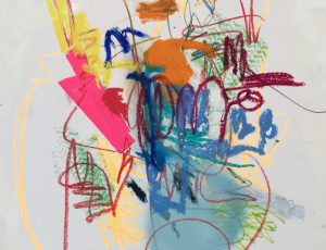 Suzanne Bethell 'Flow 2', Mixed media on paper, 70 x 52cm, £850