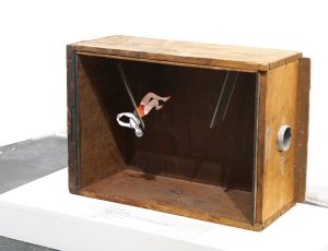 Andrew Lanyon 'A Loss of Colour', (1976). From 'The Vanishing Cabinet' - an elaborate exhibition which began at the Photographers' Gallery then toured via Bristol to the Penwith Gallery. Card, wood, glass & metal, 26 x 34.5 x 15cm, £150