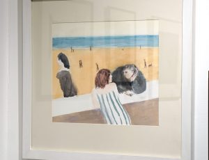 Richard Sorrell ‘Beach’, (2025), Watercolour, 35 x 42cm, £850