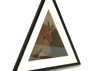 Andrew Lanyon ‘The Swing Down the Generations of Types and Traits’, (2023), Oil, 30 x 25.5cm, £1,750