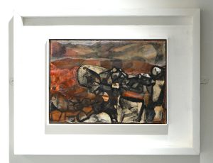 Simon Marsh ‘Trencrom’, (2024), Mixed media, 23 x 32cm, £1,000