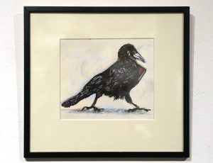 Gillian Potkins ‘Bookworm’, (2023), Ink, 14.5 x 21cm, SOLD