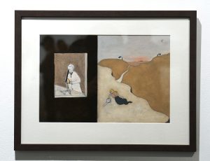 Andrew Lanyon ‘Science’, (2025), Oil and pencil, 23 x 34cm, £3,000