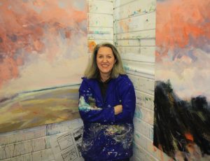 Alison Orchard in studio