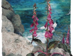 Amanda Richardson 'Foxgloves above Porthcurno'