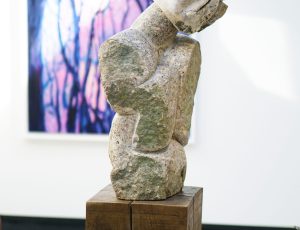 Aidan Hicks ‘2026 No. 5’, Land’s End Granite & Quartz, 101 x 38 x 30cm, £5,000