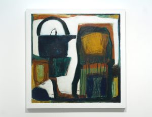 Karen McEndoo ‘Stove’, Acrylic & oil, 76 x 76cm