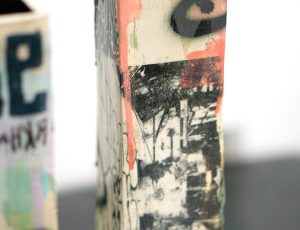 Megan Gant ‘Faces II’, Stoneware, 22 x 7.50 x 7cm, £185