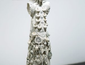 Nicky Stone ‘Porcelain Figure’, Porcelain, 66 x 17 x 17cm, £570