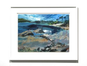 Sophie Velzian ‘Grebe to Durgan’, Acrylic, 50.5 x 61cm, £575