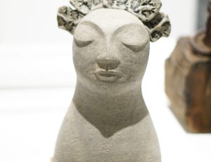 Sarah Sullivan ‘Serenity Head - Woodland Figure II’, Ceramic, 28 x 16 x 13cm, £340
