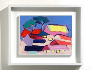 Jo Cave ‘Porthmeor Rise’, Acrylic on board, 58 x 47cm, £795