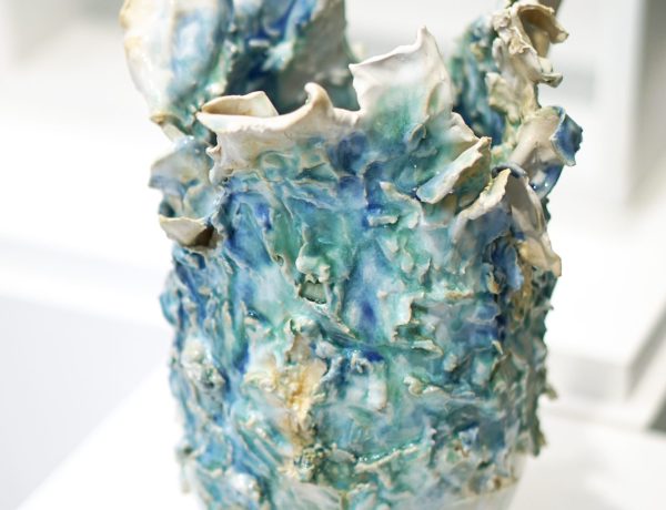Mary Kaun English 'Ancient Tidal Path', Glazed Cornish Stoneware, 25 x 17cm, £185