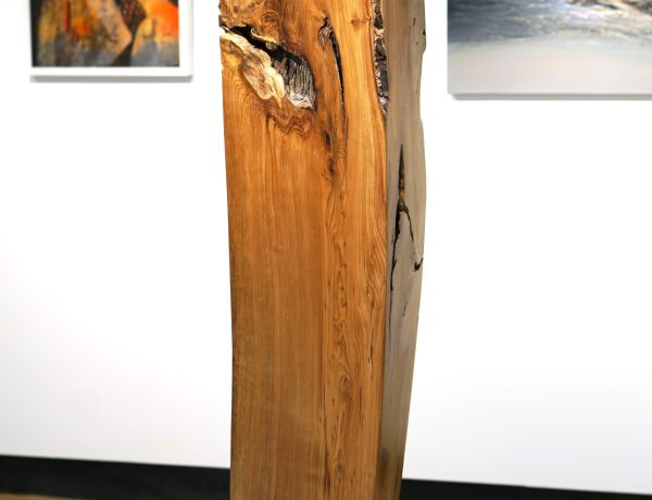 Mark Verry ‘Endurance II’, Yew and Slate, 113 x 37 x 31cm, £2,200