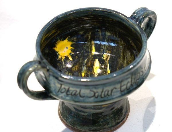 Debbie Prosser ‘Tassa Solar Eclipse’, Ceramic, 8.5 x 15 x 10cm, £180