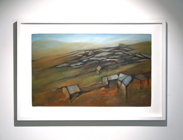Michael Praed ‘Moorland Shapes’, 1980, Oil, 68 x 100cm, £4,000