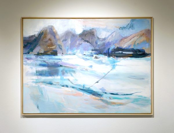 Catherine Harvey Jefferson ‘Arctic Circle High Summer’, Oil on linen, 121 x 91cm, £3,200