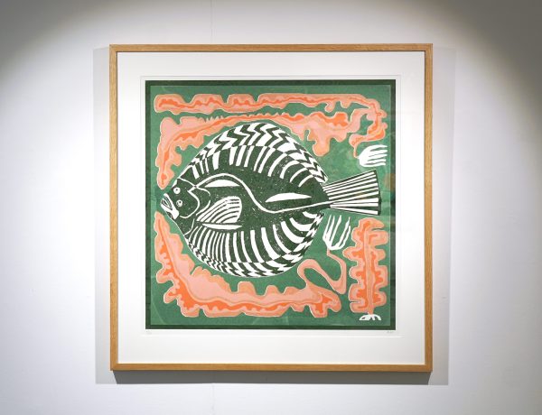 Flora Forshall ‘Flat Fish’, (Framed), Screenprint, 94 x 92cm, £800 (including UK delivery)