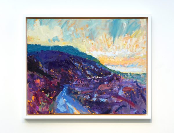 Sophie Fraser 'The Land Between, From Eagle's Nest to Zennor', Oil, oil pastel & graphite on canvas, 88 x 108cm, £1,750