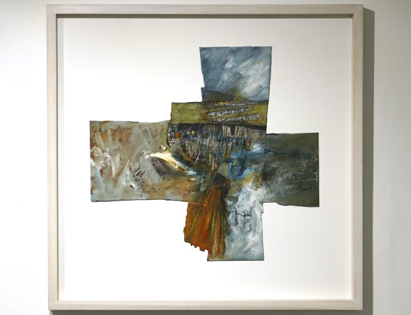 Judy Collins 'From Shore to Moor', Oil & mixed media on board, 68 x 65cm, £1,525