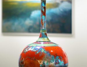 Sutton Taylor 'Red Bottle', Ceramic, 32 x 60cm, £1,100