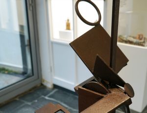 Glyn Walton ‘Road to Zennor’, Oiled mild steel, 154 x 40 x 30cm, £2,200