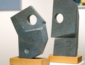 Richard Holliday ‘The Conversation’, (2 pieces) Cornish polyphant, £2,700