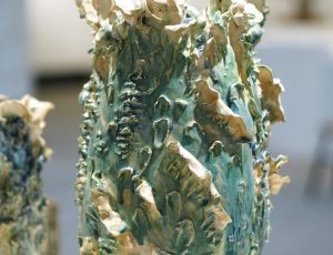 Mary Kaun English ‘Atlantic Surf’, Glazed Ceramic, 38 x 22cm, £325