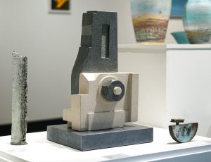 Richard Holliday ‘Well Held 2', Cornish polyphant and portland limestone, £6,000