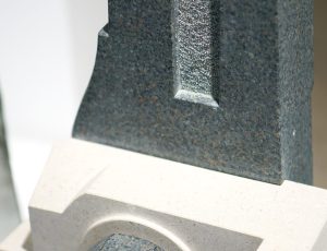 Richard Holliday ‘Well Held 2', Cornish polyphant and portland limestone, £6,000