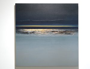 Jenny Woodhouse ‘Evening’, Mixed media with oil, 64 x 64cm, £1,495