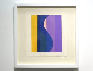 Mary Crockett ‘Blue Vase’, Monoprint, 33 x 31cm, £475