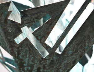 Tom Leaper ‘Penwith Thorn’, Bronze, 190 x 50cm, £8,500