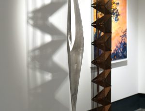 Tom Leaper ‘Agent Silver’, Stainless steel, 140 x 34cm, £3,500