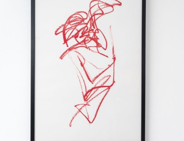 Fiona Allen ‘Becoming Entwined III', Oil stick on paper, 44 x 62cm, 2024. Photo Will Slater Fiona Allen ‘Becoming Entwined III', Oil stick on paper, 44 x 62cm, 2024. Photo Will Slater