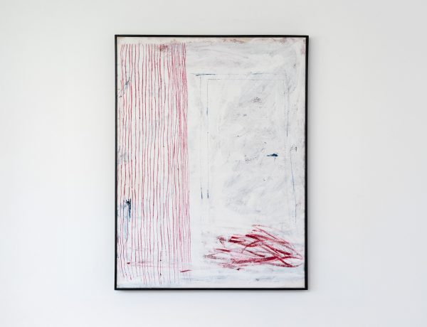 Fiona Allen ‘Is there a way out’, Oil, acrylic & emulsion on canvas, 60 x 80cm, 2025. Photo Will Slater
