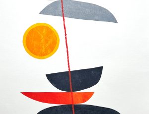 Graham Black 'The Thin Red Line #2', Screenprint