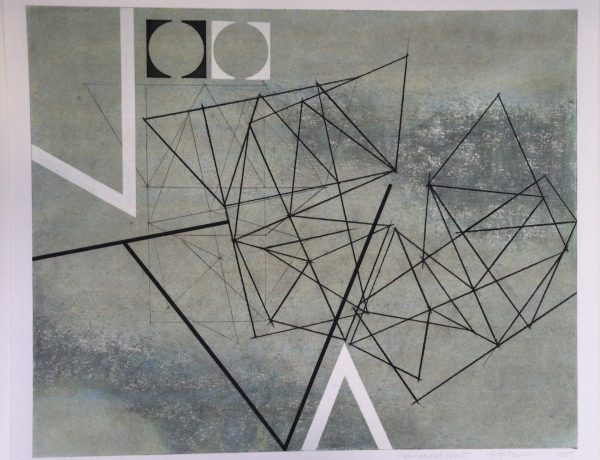 Jeff Powell ‘Equilateral Coast', 2025, Pastel & crayon, 62 x 55cm, £750